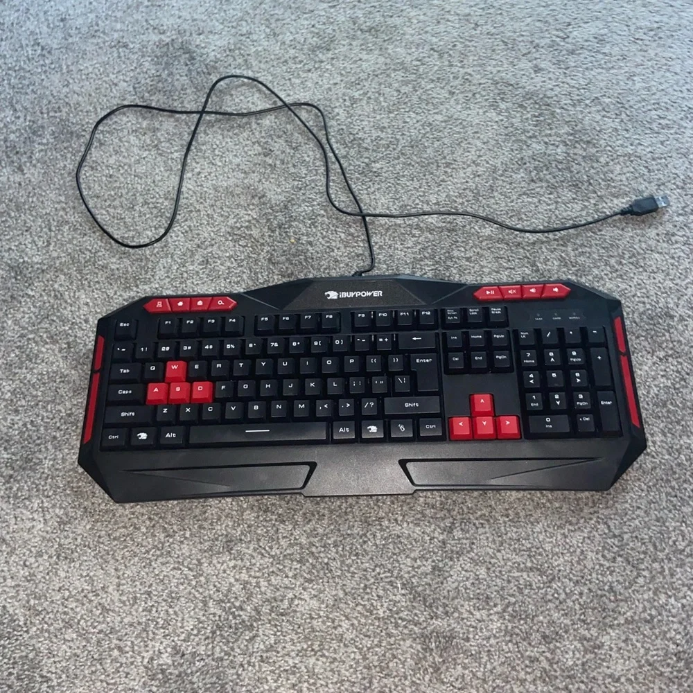 Black and Red Gaming Keyboard